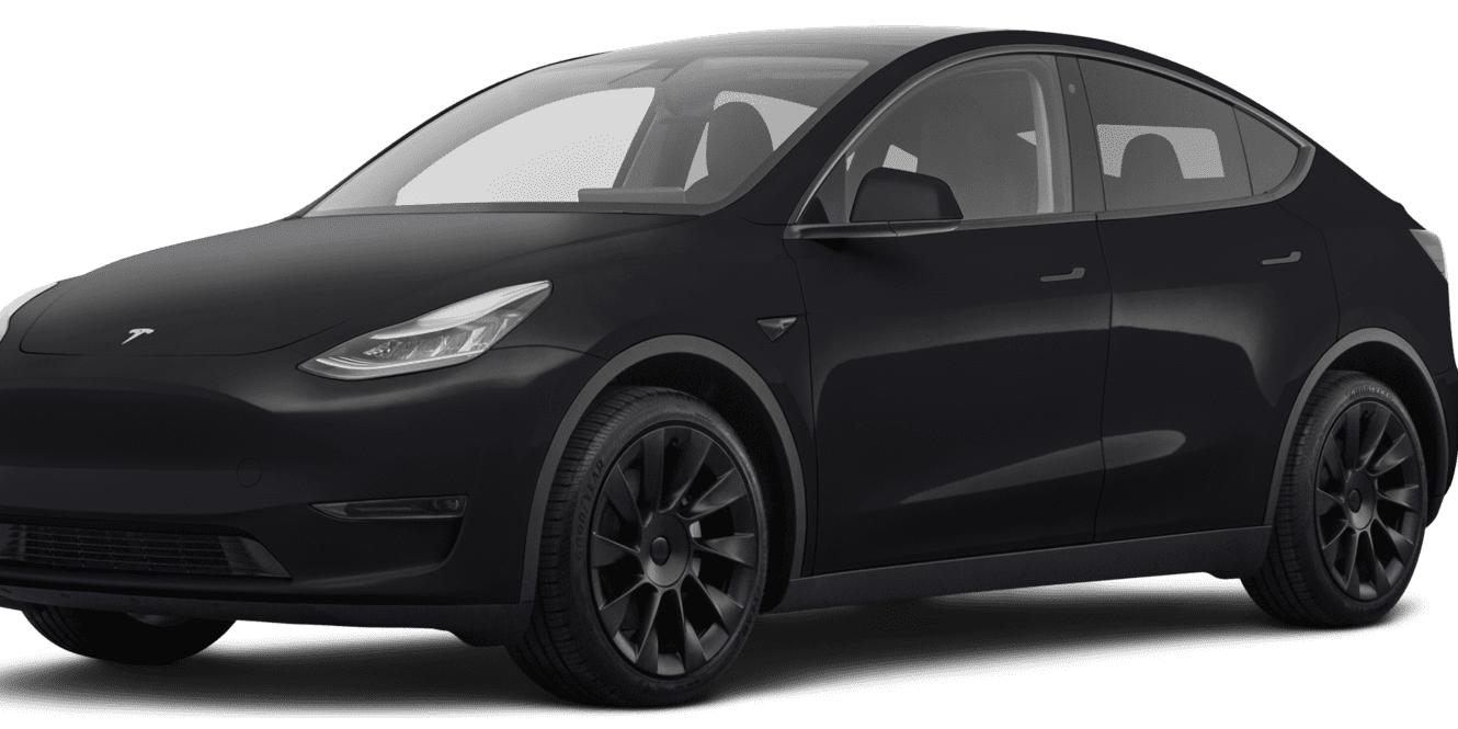 TESLA MODEL Y 2020 5YJYGDEE1LF020256 image